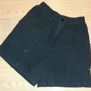 Cherokee Black Denim Ladies Large Shorts